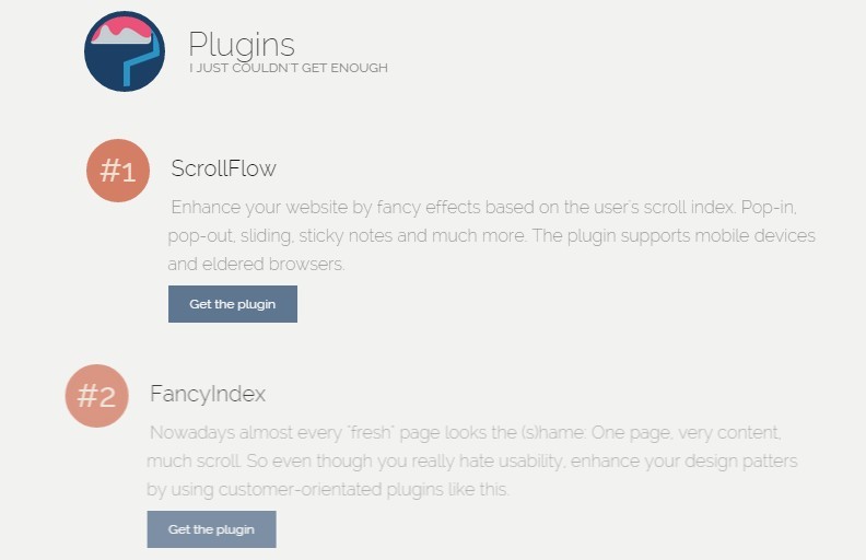 jQuery eskju-jquery-scrollflow